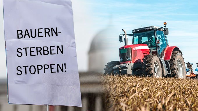 Aktionstag in Wien: Jetzt wehren sich unsere Bauern gegen Ruin durch EU & Eliten