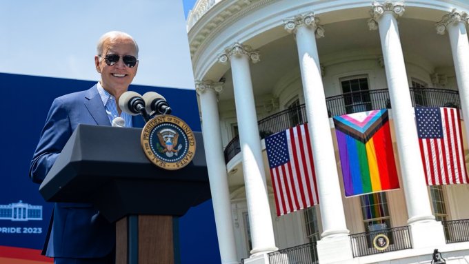 Weißes Haus mit LGBTIQ-Fahne: Die USA sind jetzt offiziell Regenbogen-Land