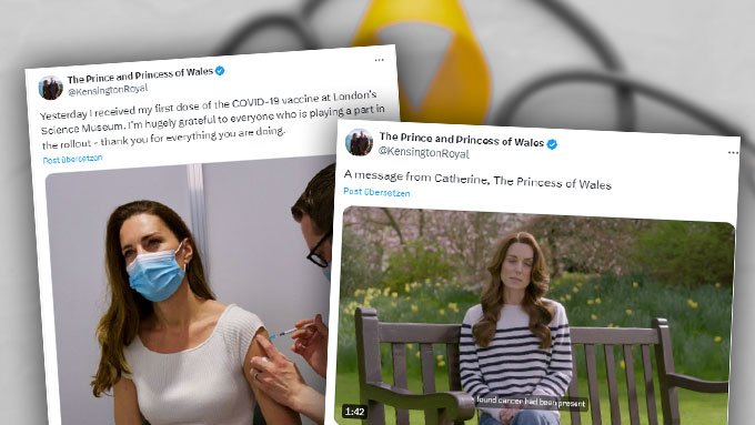Prinzessin Kate (42) hat Krebs: Netz debattiert über Impf-Konnex