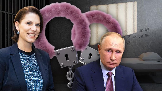 Krude Fessel-Fantasien: Edtstadler will Putin die Handschellen anlegen