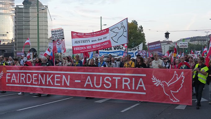 Für Frieden & Neutralität: Große Fairdenken-Demo am Samstag in Wien