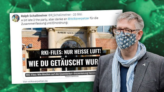 RKI-Files: Grüner Impfpflicht-Architekt lobt 'Volksverpetzer'-Hetzartikel