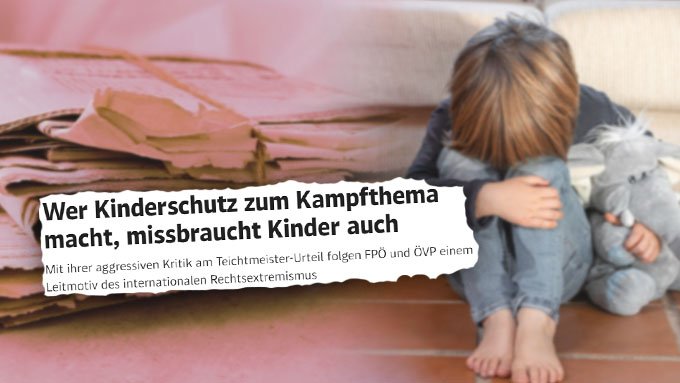 Bilderberger-'Standard': Wer für Kinderschutz eintritt, ist rechtsextremer Antisemit