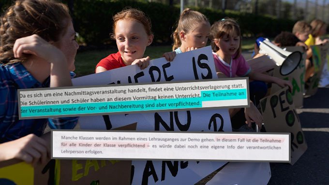 Wien & Leipzig: Schüler wurden offenbar zu Klima-Demo gezwungen