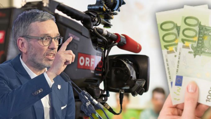 'Massengeldstrafe' abschaffen: FPÖ fordert weiter Aus für ORF-Steuer