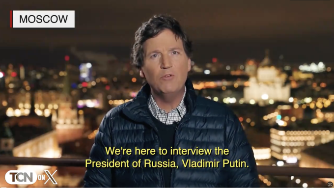 Tucker Carlson interviewt Putin: 'Weil die Amerikaner keine Ahnung haben'