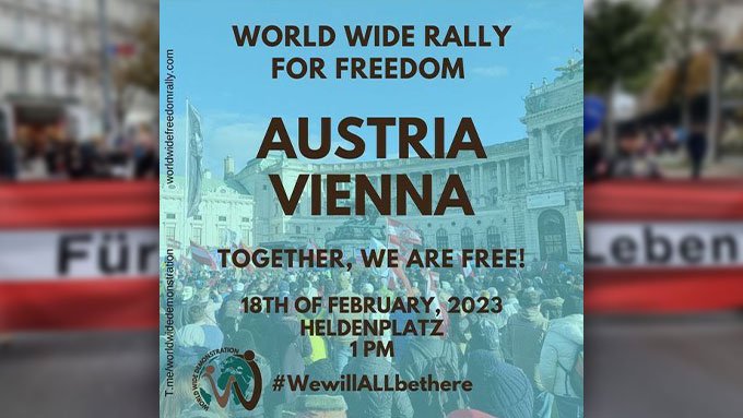 Weltweiter Freiheits-Protest: Fairdenken ruft am Samstag zu Heldenplatz-Demo