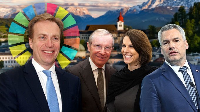 Neue Weltordnung: ÖVP trifft WEF in Salzburg