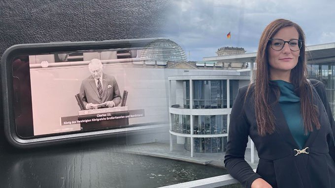 Gemeinsam für den Krieg: 'Great Reset'-König Charles schwört Bundestag ein